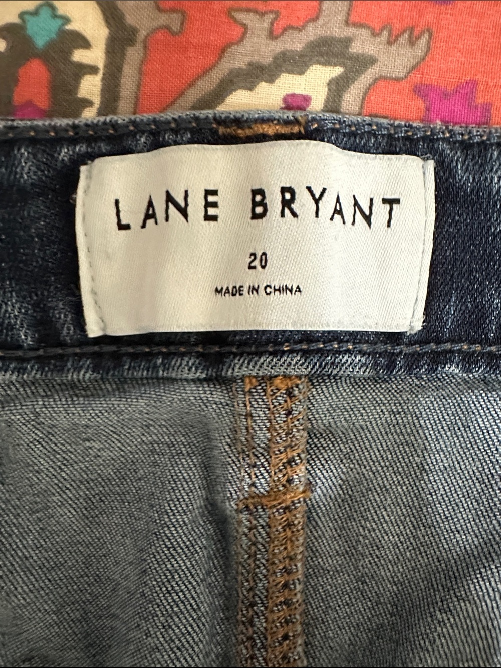 Lane Bryant Stretch Blue Denim Skirt 20W - Picture 10 of 14
